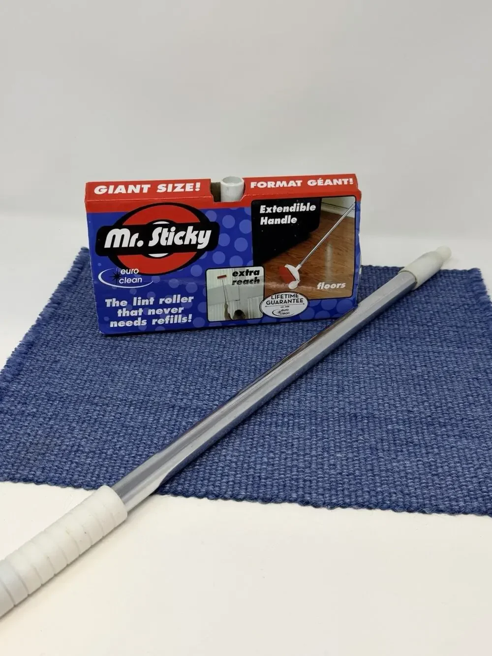 New Mr. Sticky Giant Size Lint Roller Floor Model EuroClean Roller & Stick